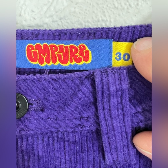 Empyre Y2K Vintage Purple Corduroy Skater Baggy Pants Loose Fit 30X28 - Picture 5 of 9
